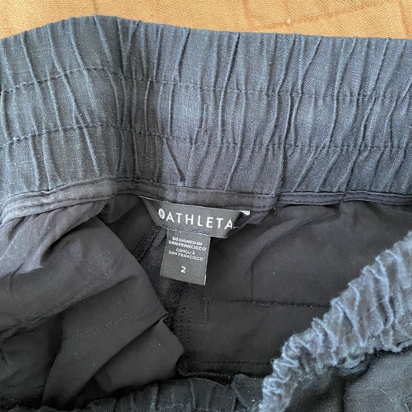 Athleta linen wide leg pant - Picture 1 of 4